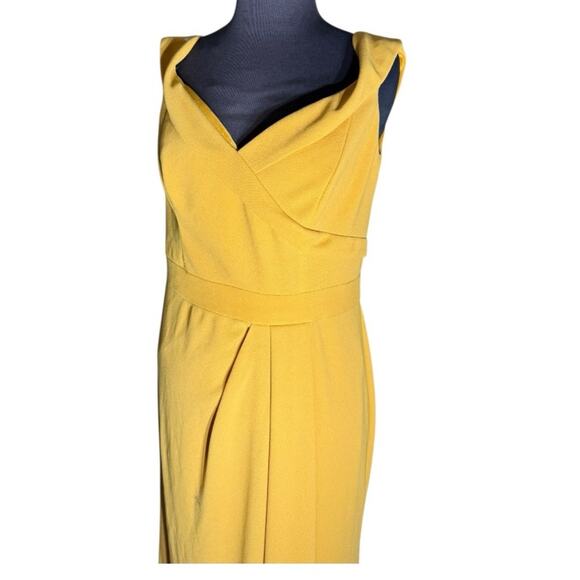 Davids Bridal Buttercup Yellow Stretch Belle Romantic Maxi Dress 12 Feminine - Picture 7 of 7